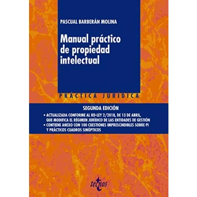 Imagen de Manual práctico de propiedad intelectual (Derecho Práctica Jurídica)