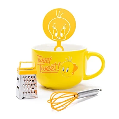 Imagen de LOONY TUNES TAZA ACCESORIOS AMARILLO TWEETY CAPUTY CUP Un tamaño