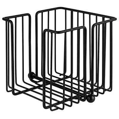 Imagen de servilletero APS &quot;Urban&quot;, dispensador de servilletas metal cromado, para 1/4 pliegue, incl. pesos, 19 x cm, 18 cm altura, 150