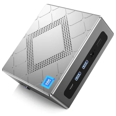 Imagen de NiPoGi Mini PC Ιntel Core i5 12450H (hasta 4,40 GHz),16GB (8 GB*2) DDR4 512GB SSD Ordenador,WiFi 6 Computadora con UHD Graphics 1200MHz,2X HDMI+VGA,4K Sobremesa Escuela