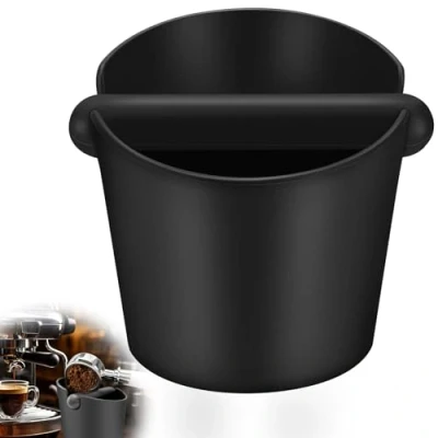 Imagen de Kasanni Caja Para Posos de Café Recipiente Cafe Knock Box Adecuado Recoger y Reciclar en Bares, Restaurantes Cocinas