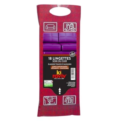 Imagen de Lingettes Soin Du Cuir Kiraviv
