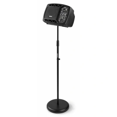 Imagen de Vonyx V205B Monitor de Escenario Altavoz Activo 5 &quot;, conexión inalámbrica Bluetooth, Puerto USB, Entrada micrófono/Guitarra, Compacto y Ligero, Apto para Montaje en Soporte (Soporte Incluido)