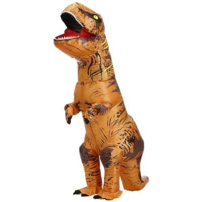 Imagen de JASHKE Traje Inflable Disfraces de Dinosaurios Disfraz Halloween Vestido Elegante para Adultos