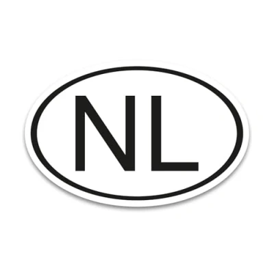 Imagen de NL kfz794 Adhesivo para matrícula de Países Bajos (17,5 x 11,5 cm, DIN estandarizado)