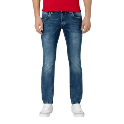 Imagen de Timezone Slim Eduardotz Pantalones Vaqueros Ajustados, Azul (White Aged Wash 3201), 32W x 34L para Hombre