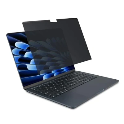 Imagen de Kensington Protector de Pantalla MagPro Elite Magnético para MacBook Air 15’’ (M2, 2023), Filtro Privacidad, Antirreflejos y Reducción Luz Azul, Diseño Exclusivo 15&quot; (K58306WW)