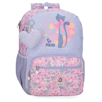 Imagen de Enso So pretty Mochila Escolar Adaptable a Carro Multicolor 32x42x15 cms Poliéster
