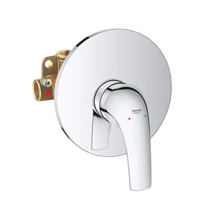 Imagen de GROHE Start Curve, Grifo de ducha monomando (montaje empotrado, instalación oculta, menor consumo agua), cromo, 29114000