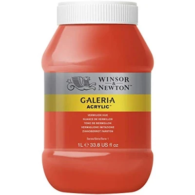 Imagen de Winsor &amp; Newton acrílico Galeria bote de 1L tono bermellón