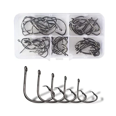 Imagen de Dingbear 50PCS lucioperca Anzuelo anzuelos de Pesca