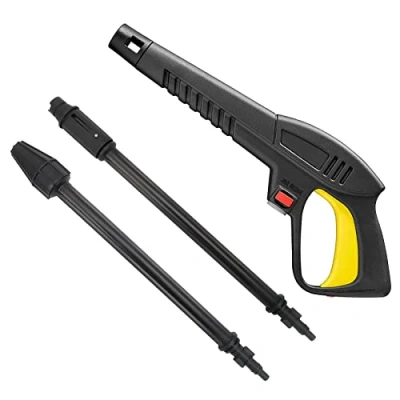 Imagen de BEAR FORCE Pistola pulverizadora de agua alta presión con lanza chorro variable y giratoria, compatible limpiadores Lavor