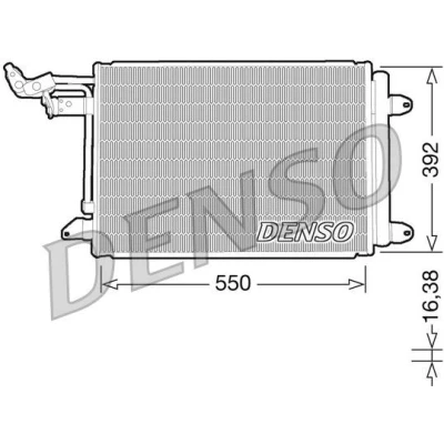 Imagen de Condensador, aire acondicionado DENSO DCN32002