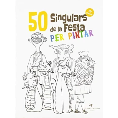Imagen de 50 singulars de La Festa per pintar. Volum 3. Quadern Figures les festes populars catalanes Inclou una petita guia.: 11 (Quaderns pintar Festa)