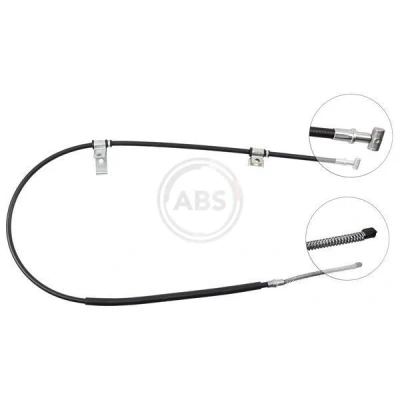 Imagen de A.B.S. K18898 Cable de Freno Mano 1445 Tambor para dirección izquierda/derecha SUZUKI: Samurai SUV, SUV Cabrio