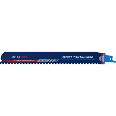 Imagen de Bosch Professional 1x Hoja de Sierra sable Expert `Thick Tough Metal` S 1155 CHC (para Acero resistente, Hierro fundido, Longitud 225 mm, accesorios sable)