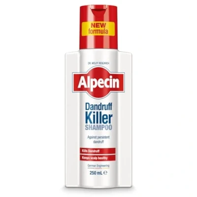 Imagen de Alpecin Killer Shampoo Anticaspa 1x 250 ml Champu cabello Champú para limpiar el graso y mantener equilibrio del cuero cabelludo