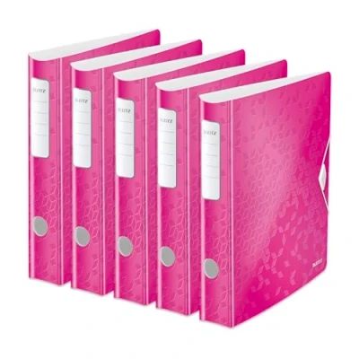 Imagen de Leitz 939000 Archivador A4, 65 mm, color rosa
