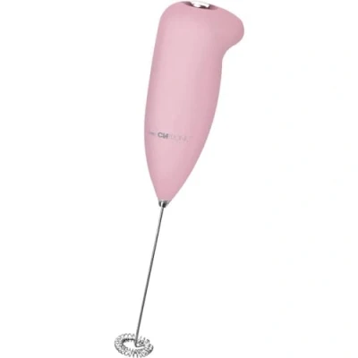 Imagen de Espumador de leche Clatronic, MS 3089, espuma en segundos, carcasa tacto suave, quirl acero inoxidable, fácil limpieza, funcionamiento con pilas, color rosa