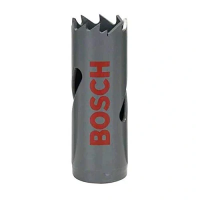 Imagen de Bosch Professional 1x Sierra de corona HSS bimetálica para corte suave (en distintos materiales, Ø 17 mm, accesorios taladro)