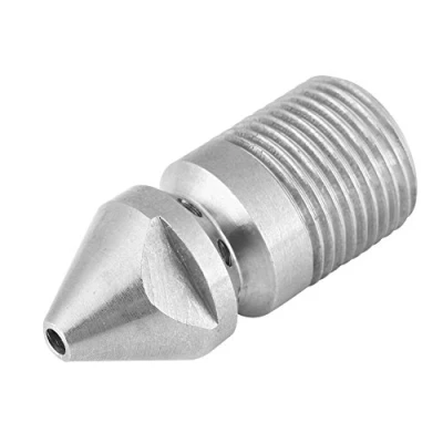Imagen de Boquilla de Limpiadora a Preisón Acero Inoxidable SS304 Desagüe Alcantarillado Rosca Macho 3/8&quot; BSP