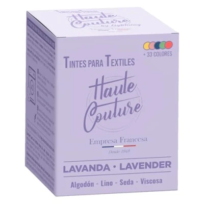 Imagen de Tinte Textil Lavanda 350g Todo en Uno Listo para usar Ropa y Tejidos HAUTE COUTURE
