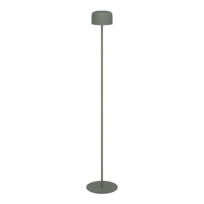 Imagen de Eglo Roccanova lámpara solar de pie, con batería, para interior y exterior, salón, regulable en 3 niveles, acero verde, blanco cálido, IP44