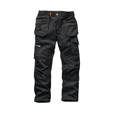 Imagen de Scruffs Trade Flex Pantalón para Hombre, Color Negro, Talla 30 W