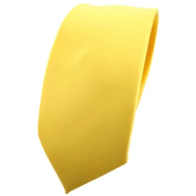 Imagen de TigerTie corbata estrecha amarillo luz amarilla zinc monocromo