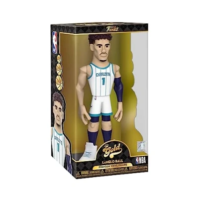 Imagen de Funko Vinyl Gold 12&quot;: NBA LaMelo Ball 1/6 de Probabilidades Obtener la RARA Variante Chase Figura Acción Vinilo Coleccionable Idea Regalo Cumpleaños Mercancia Oficial
