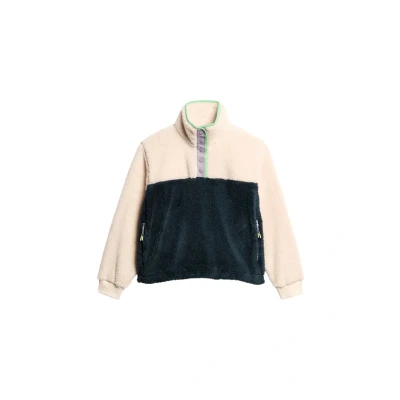 Imagen de Superdry Super SOFT MASH UP Suéter de forro polar, Mujer, Talla: 38, Rice white
