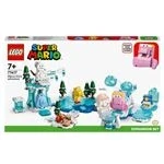 Imagen de LEGO 71417 Super Mario Set de Expansión: Aventura en la Nieve Morsik, Juguete Construcción, Combinar con Pack Inicial, 4 Figuras Personajes Bros