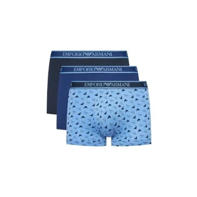 Imagen de Emporio Armani Core Logoband 3 Pack Trunk Bañador, MAR/ST AZZUR/INCHIOS, XXL de los Hombres