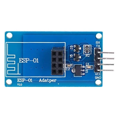 Imagen de 2Pcs/Set ESP8266 WiFi Wireless ESP 01 Adaptador Módulo 3.3V5V de Paso Transparente, Voltaje Funcionamiento 4.5 5.5V, Corriente 0 240mA