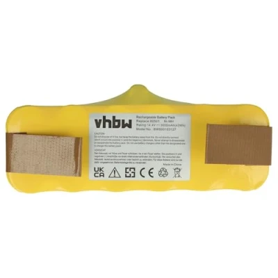 Imagen de vhbw Batería Compatible con iRobot Roomba 876 Robot Aspirador, doméstico (3000 mAh, 14,4 V, NiMH)