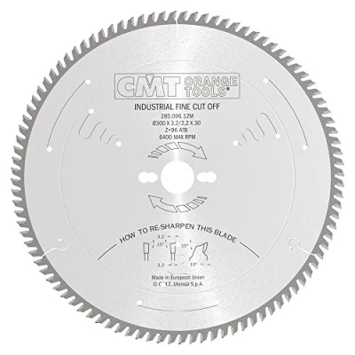 Imagen de CMT Orange Tools 285.096.12M Sierra circular 300x3.2x30 z 96 atb 15 grados silenciosa