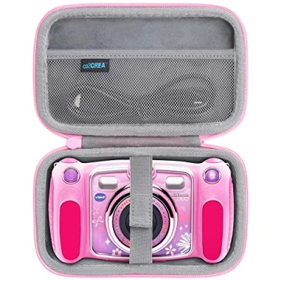Imagen de co2CREA Hard Travel Case Replacement for VTech Kidizoom Duo Selfie Camera (Pink Case)…
