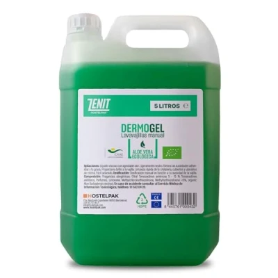 Imagen de Detegrente lavavajillas manual a mano detergente liquido (5 l (Paquete 1), DermoGel)