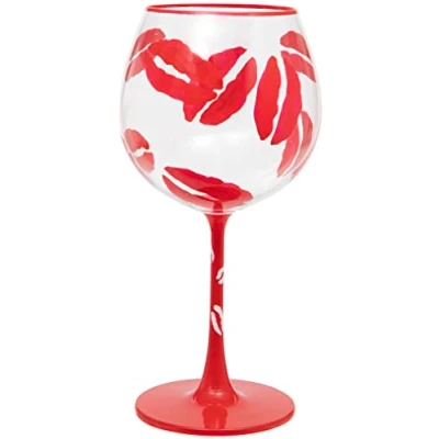 Imagen de Maturi Vaso de ginebra pintado a mano, 625 ml, en caja regalo