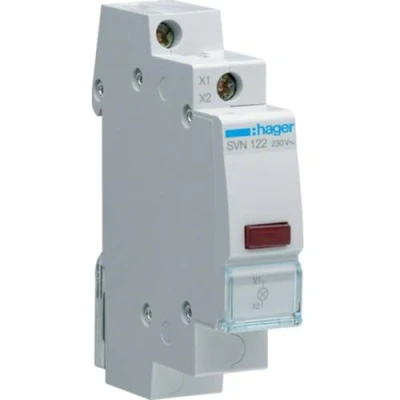 Imagen de Hager SVN122 Piloto 230v 0,9w rojo