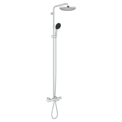 Imagen de GROHE Vitalio Start 250 sistema de ducha (ahorro agua, 2 tipos chorro, regulable en altura, antical), cromo, 26988001