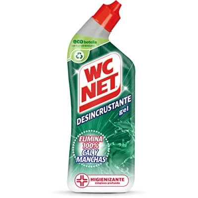 Imagen de Gel desincrustante para Wc Net elimina cal y manchas, 800ml