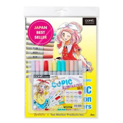 Imagen de Copic Hola 12 Sets Incluido Libro, Multicolor, n