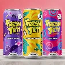 Imagen de Bebida FreshYeti sabores SURTIDOS 24 Latas de 500 ml SIN CAFEINA Refrescante