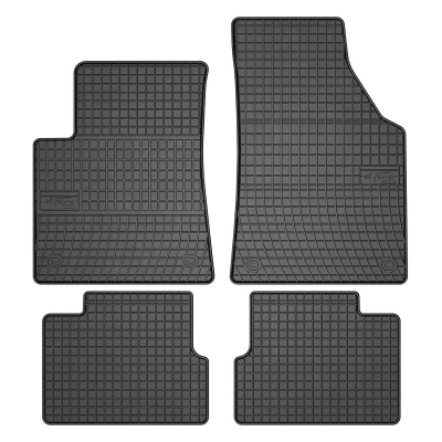 Imagen de FROGUM 547013 Juego de alfombrillas suelo Caucho delante y detrás 4 negro Adaptado