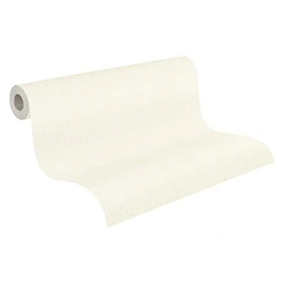Imagen de A.S. Création Papel pintado Liso Hygge tejido no 10.05 m x 0.53 Crema Fabricado en Alemania 363782 36378 2