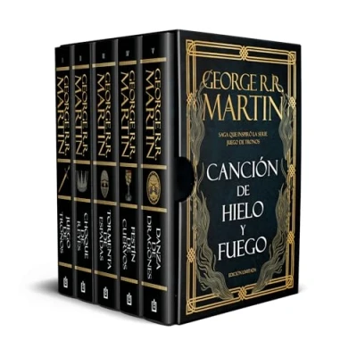 Imagen de Canción de hielo y fuego: (edición limitada en estuche con: Juego tronos Choque reyes Tormenta espadas Festín cuervos Danza dragones) (Best Seller)