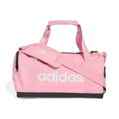 Imagen de adidas Unisex Adulto Essentials Linear Duffel Bag, True Pink/Black/White, XS