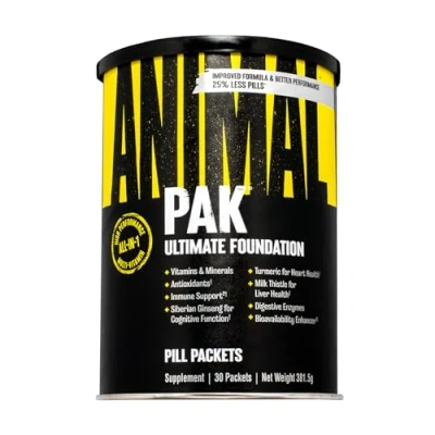 Imagen de Animal Pak Convenient All in One Vitamin &amp; Supplement Pack Zinc, Vitamins C, B, D, Amino Acids and More Sports Nutrition Performance Multivitamin for Women Men 30 Count