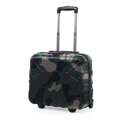 Imagen de Suitline Maleta piloto, Equipaje de Mano, Business Trolley, Rígida, TSA, ABS, 2 Ruedas, Camuflaje